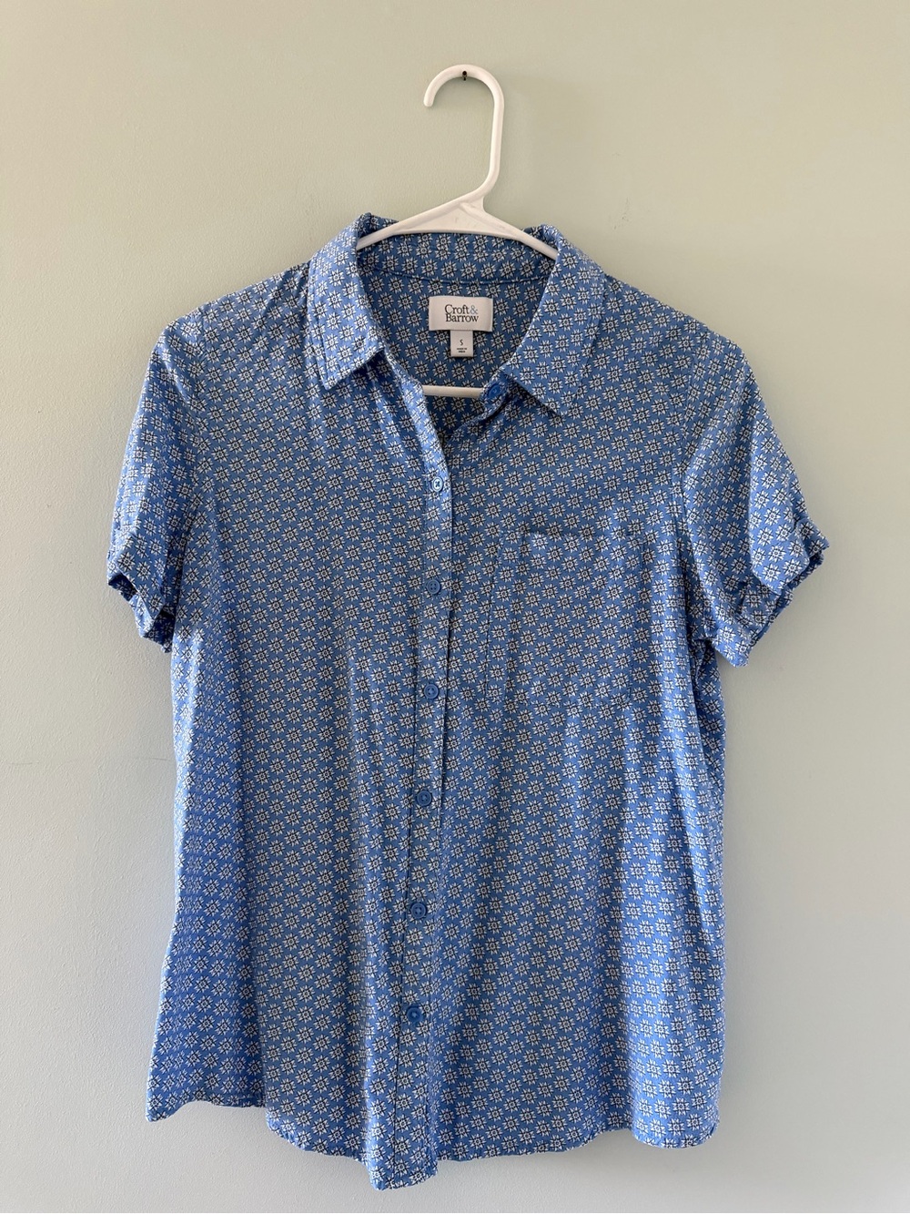 SHORT SLEEVE BLOUSE